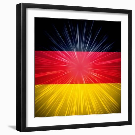 German Flag-marinini-Framed Art Print