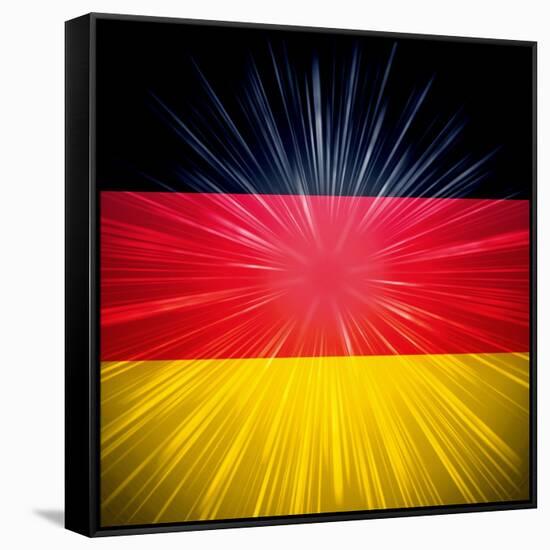 German Flag-marinini-Framed Stretched Canvas