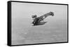 German Fokker Airplane Loops in Stunt-null-Framed Stretched Canvas
