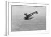 German Fokker Airplane Loops in Stunt-null-Framed Art Print