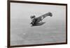 German Fokker Airplane Loops in Stunt-null-Framed Art Print