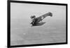 German Fokker Airplane Loops in Stunt-null-Framed Art Print