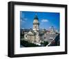 German French Cathedral Berlin-null-Framed Art Print