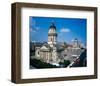 German French Cathedral Berlin-null-Framed Art Print