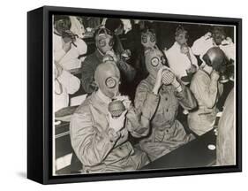 German Gas Masks-null-Framed Stretched Canvas