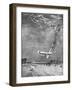 German Gotha Plane Brought Down over Thanet, WW1-null-Framed Art Print