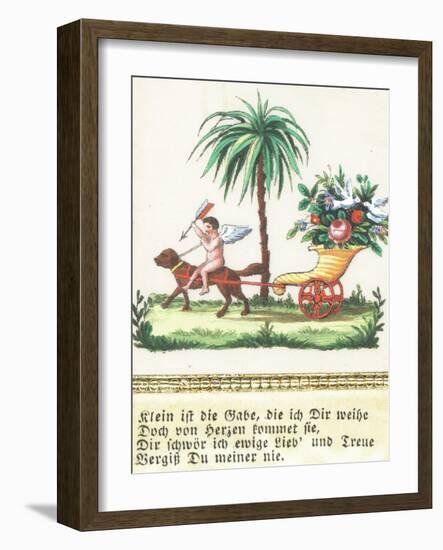 German Greetings Card-null-Framed Giclee Print