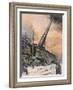 German Guns, Leningrad-Achille Beltrame-Framed Art Print