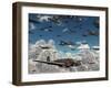 German Heinkel He 111 Bombers Gather over the English Channel-Stocktrek Images-Framed Photographic Print