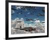 German Heinkel He 111 Bombers Gather over the English Channel-Stocktrek Images-Framed Photographic Print