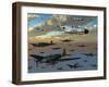 German Heinkel He 111 Bombers Gather over the English Channel-Stocktrek Images-Framed Photographic Print