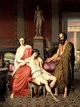 Sócrates Reprendiendo a Alcibiades En Casa De Una Cortesana, 1857-German Hernández Amores-Giclee Print