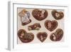 German Honey Cakes-null-Framed Art Print