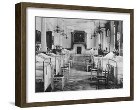 German Hospital Dormitory for Soldiers, Frankfurt Am Main, Germany, World War I, 1915-null-Framed Giclee Print