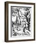 German Huntsman, 16th Century-Jost Amman-Framed Giclee Print