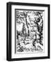 German Huntsman, 16th Century-Jost Amman-Framed Giclee Print