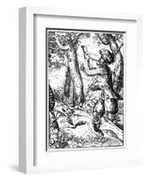 German Huntsman, 16th Century-Jost Amman-Framed Giclee Print