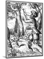 German Huntsman, 16th Century-Jost Amman-Mounted Giclee Print