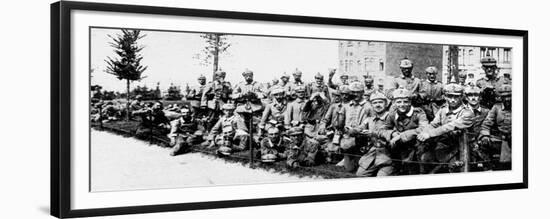 German Imperial Guard in Brussels, First World War, 1914-null-Framed Premium Giclee Print