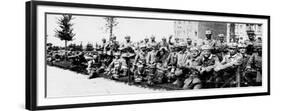 German Imperial Guard in Brussels, First World War, 1914-null-Framed Premium Giclee Print