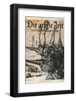 German Infantry Advance-Lutz Ehrenburger-Framed Photographic Print