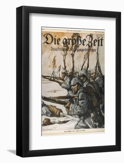 German Infantry Advance-Lutz Ehrenburger-Framed Photographic Print