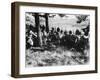 German Infantry at the Edge of the Wood During World War I-Robert Hunt-Framed Photographic Print