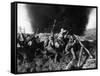 German Infantrymen in a Trench on the Western Front During Wwi, France, 1914-16-null-Framed Stretched Canvas