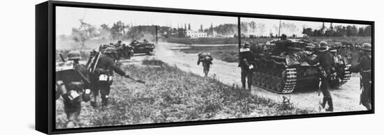 German Invasion of Poland, 1 September 1939-null-Framed Stretched Canvas