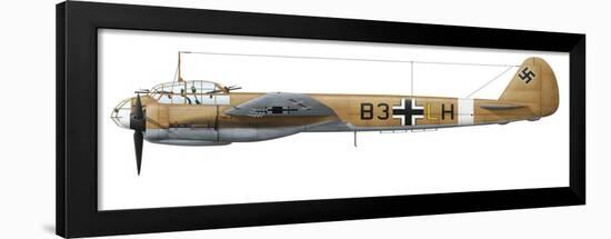 German Junkers Ju-88A-4 Combat Aircraft-Stocktrek Images-Framed Art Print