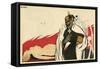 German Kaiser and the Corpse-Paul Iribe-Framed Stretched Canvas