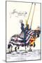 German Knights in Horseback in Procession-H. Burkmair-Mounted Art Print