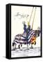 German Knights in Horseback in Procession-H. Burkmair-Framed Stretched Canvas