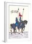 German Knights in Horseback in Procession-H. Burkmair-Framed Art Print