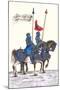 German Knights in Horseback in Procession-H. Burkmair-Mounted Art Print