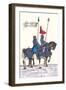 German Knights in Horseback in Procession-H. Burkmair-Framed Art Print