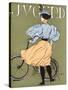 German Lady Cyclist 1896-Karl Bauer-Stretched Canvas