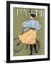 German Lady Cyclist 1896-Karl Bauer-Framed Art Print