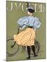 German Lady Cyclist 1896-Karl Bauer-Mounted Art Print