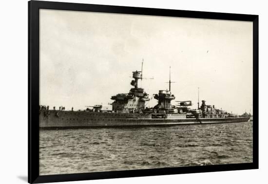 German Light Cruiser Nürnberg (Nuremberg in English)-null-Framed Photographic Print