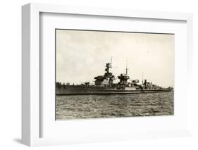 German Light Cruiser Nürnberg (Nuremberg in English)-null-Framed Photographic Print