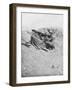 German Machine-Gun Being Used Against the Enemy, Verdun, France, 1917-null-Framed Giclee Print