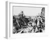 German Machine Gun WWI-Robert Hunt-Framed Photographic Print