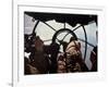 German Machine-Gunner in the Cockpit of a Bomber, Probably a Heinkel He-111-Unsere Wehrmacht-Framed Photographic Print