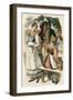 German Middle-Class Family Having Lunch in Munich, 1822-null-Framed Giclee Print