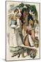 German Middle-Class Family Having Lunch in Munich, 1822-null-Mounted Giclee Print