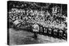 German Military Band at the Parade on the Place De L'Etoile, Paris, June 1940-null-Stretched Canvas