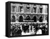 German Military Band Giving a Concert, Occupied Paris, 1940-1944-null-Framed Stretched Canvas