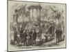 German Military Band on the Promenade at Rheims-null-Mounted Giclee Print