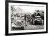 German Military Convoy in Occupied Russia-null-Framed Photographic Print